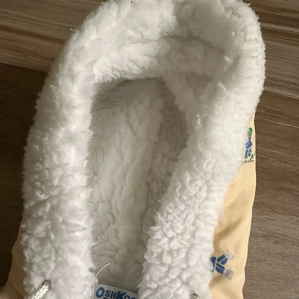 Vintage Oshkosh Bear Snow Bibs & Jacket Bunting Baby 12 Months Hooded Fleece USA